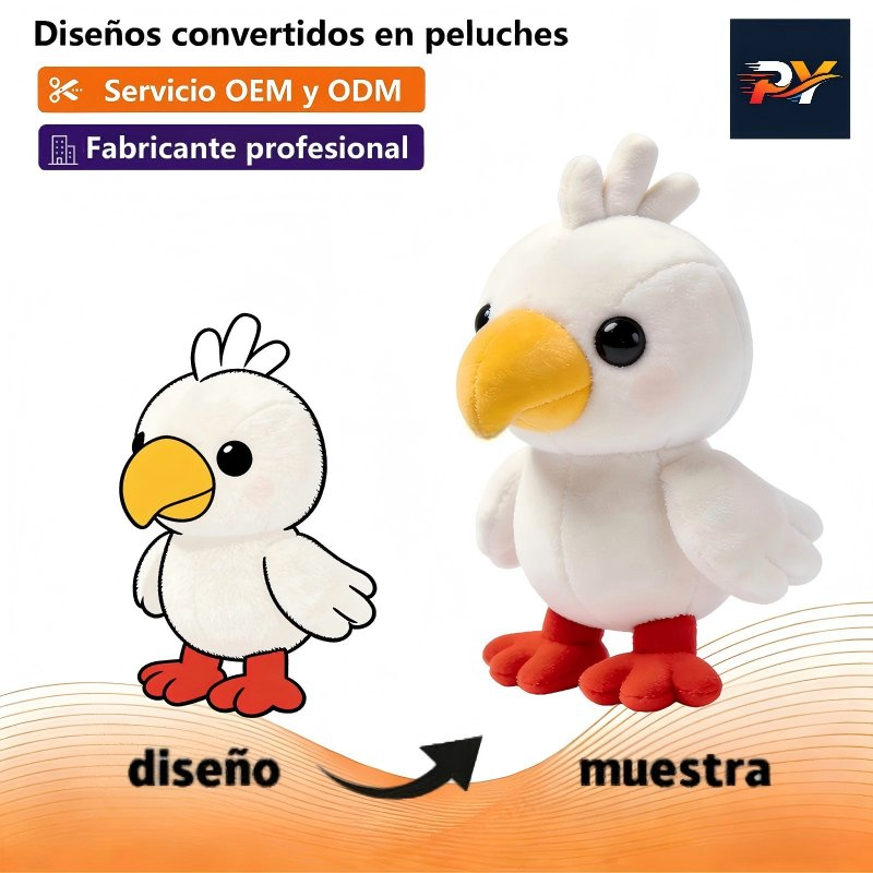 Juguetes de felpa super suaves personalizados de China, pequeños pájaros, regalos promocionales, algodón orgánico, relleno de algodón PP, alivio del estrés