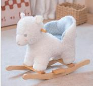 Juguete de silla de montar de caballo de madera educativa Montessori intelectual al por mayor, rompecabezas de bricolaje para bebés, niños y juguetes para niños