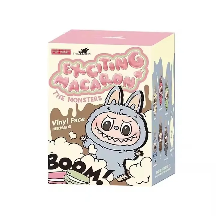 Dulce muñeco de peluche La Bubu Macaron, juguete coleccionable de caja sorpresa, regalo