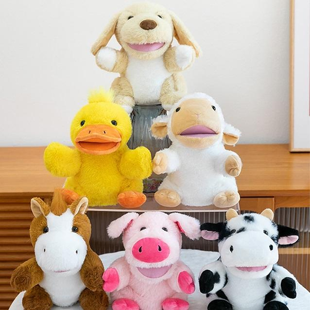 Juguete de felpa de algodón orgánico 8-Inch muñeca de peluche mini suministro al por mayor OEM