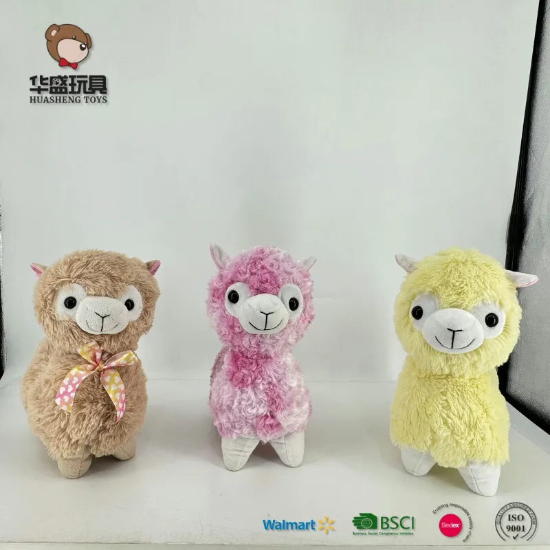 Alpaca de peluche verde