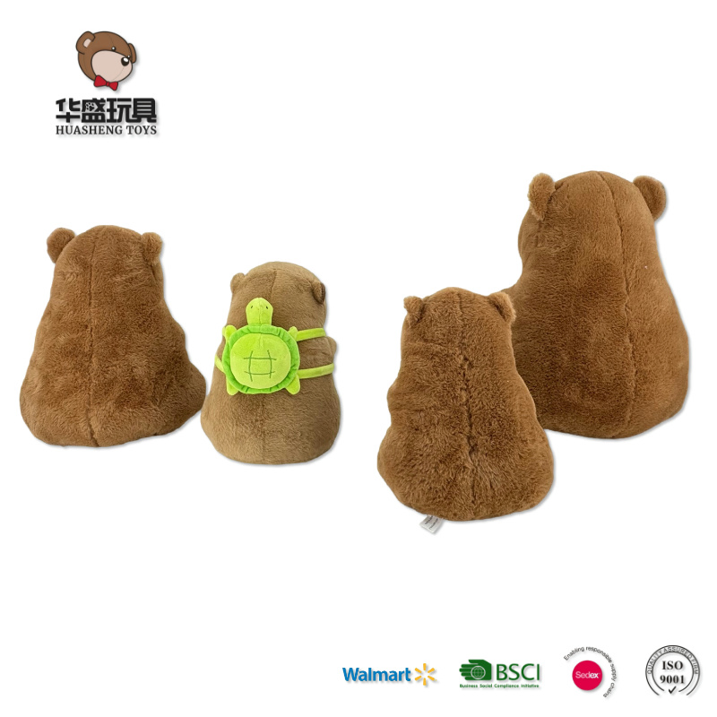Productos calientes OEM ODM lindo juguete de peluche capibara animal de peluche