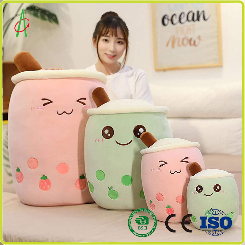 Venta caliente lindo suave animal juguete de peluche personalizado en forma de taza para bebés