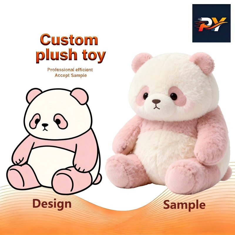 Muestra gratuita personalizada de peluche disponible, bordado detallado, souvenir de boda para perros, juguete de peluche promocional personalizado