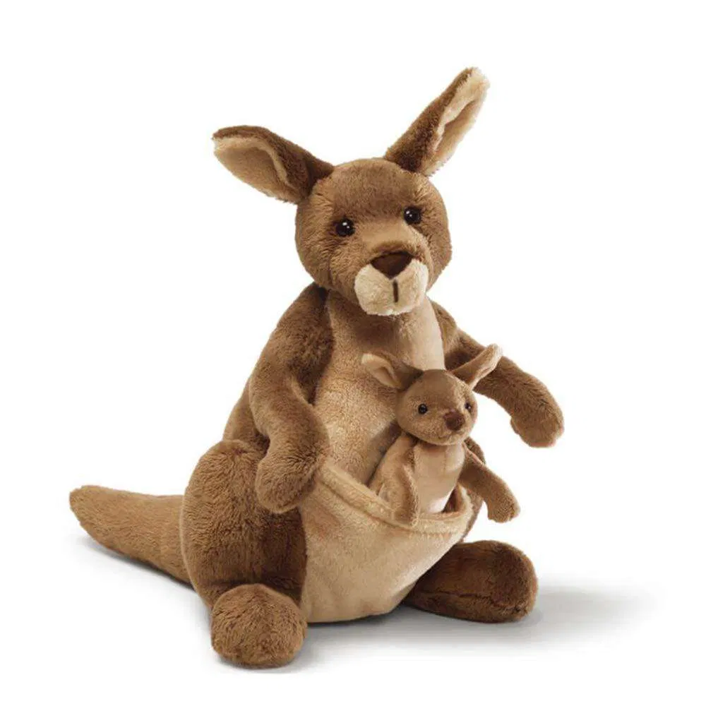 Juguete de peluche personalizado, lindo mini canguro bebé de Australia