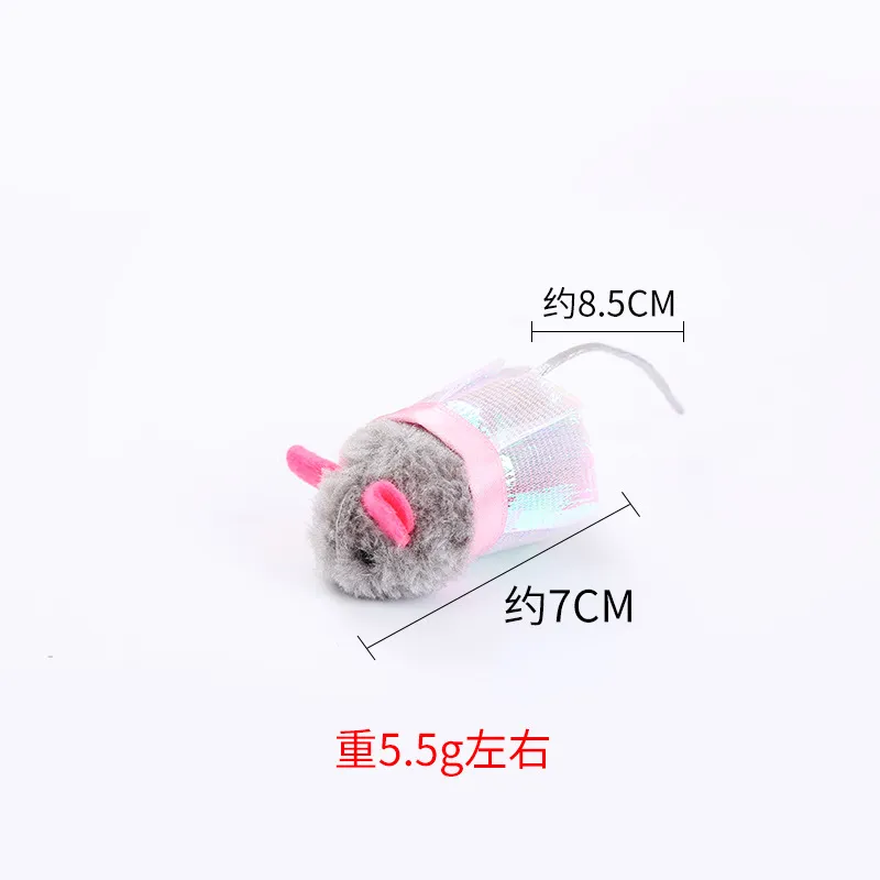 Juguete interactivo para gatos de peluche suave de fábrica con hierba gatera