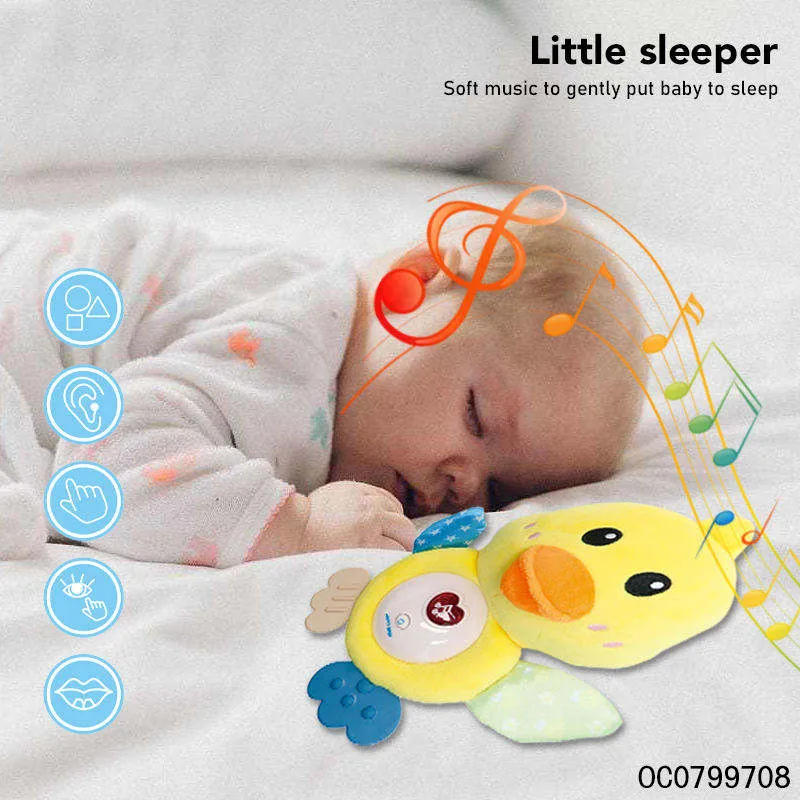 Juguetes de dentición musicales y relajantes para bebés