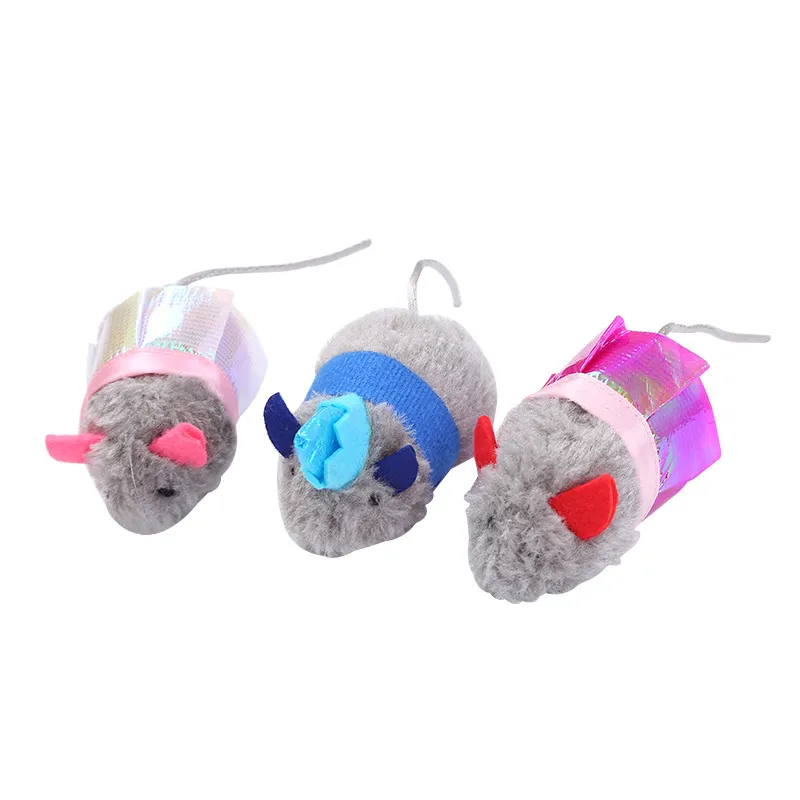 Juguete interactivo para gatos de peluche suave de fábrica con hierba gatera