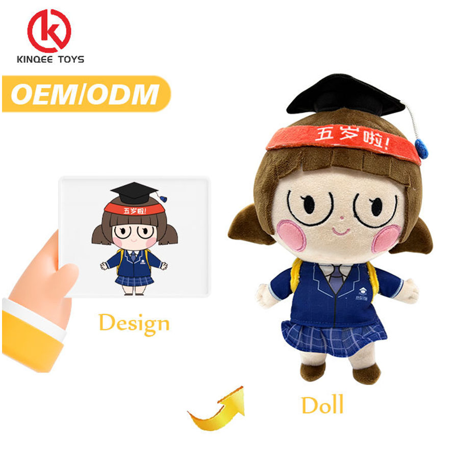 Personalizado 10-20cm Animal de Peluche Figura de Juguete Lindos Muñecos de Peluche Personalizados Personaje de Anime Regalo de Muñeco de Peluche Suave para Niños
