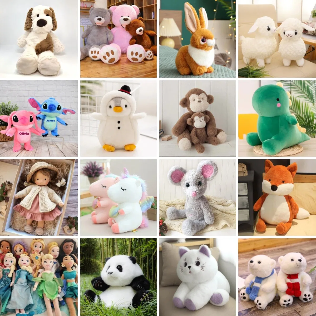 Precio Mayorista Fabricante OEM Peluche Personalizado Dibujo Peluche Peluches Juguetes CE/En71/ASTM/Cpsia/CPC/Ukca Suave Juguete de Peluche Personalizado Fábrica de Animales de Peluche