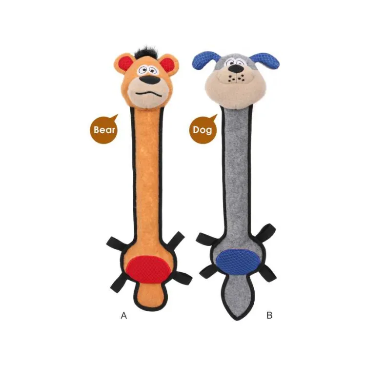Juguetes de masticar para perros de peluche ecológicos personalizados al por mayor