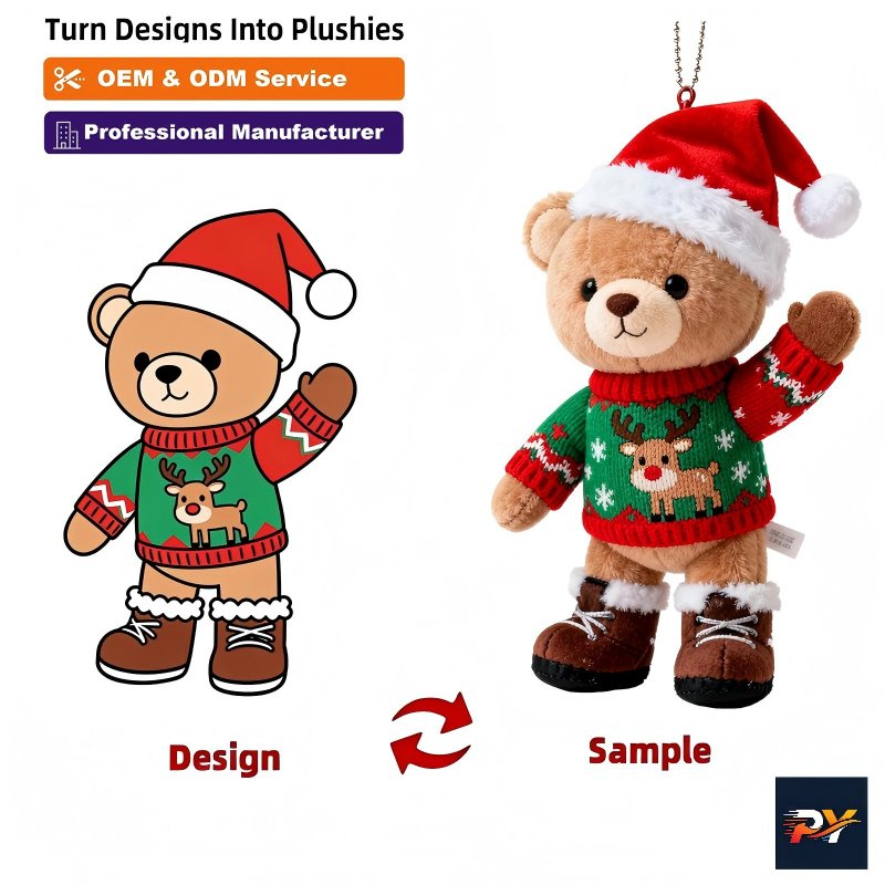 Juguetes de peluche personalizados súper suaves de algodón orgánico, conformes a ASTM CPC, regalos para clubes de buceo