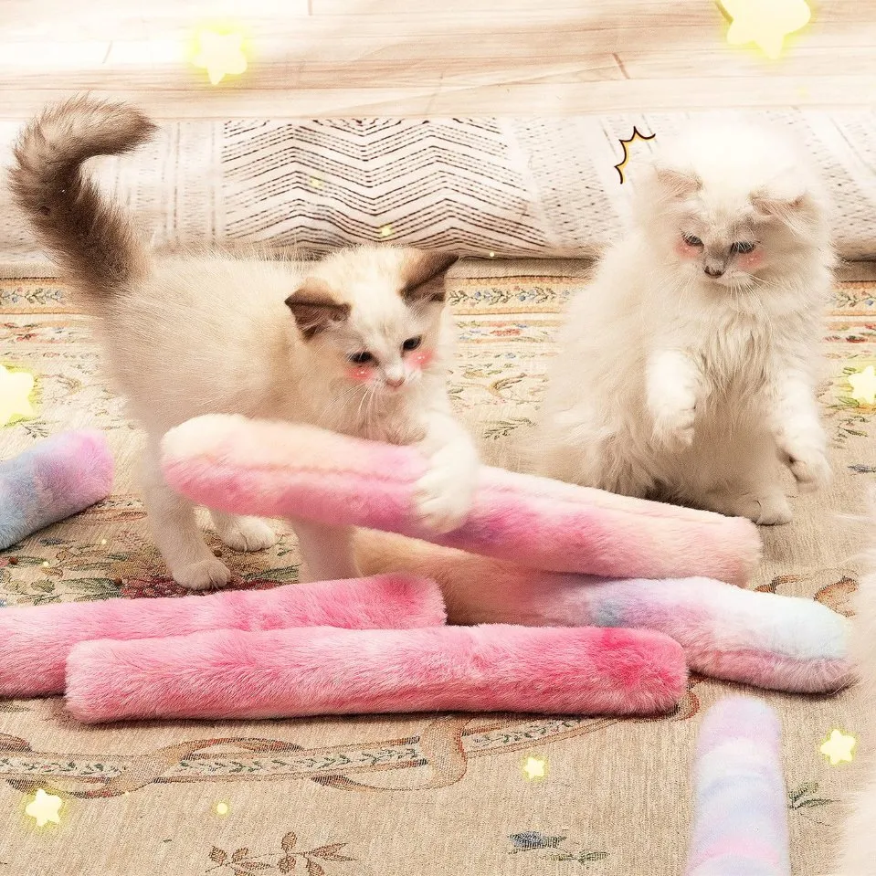 Juguete interactivo de peluche para gatos para diversión sin fin