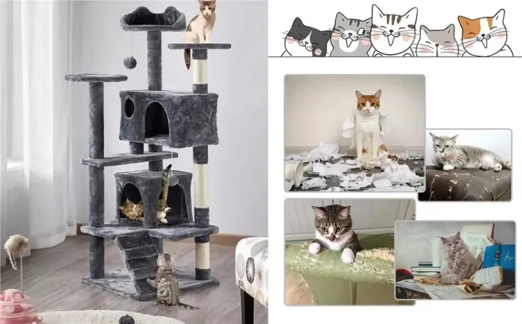 Juguete para Gato con Rasguño: Poste Rascador Personalizado para Tu Gato