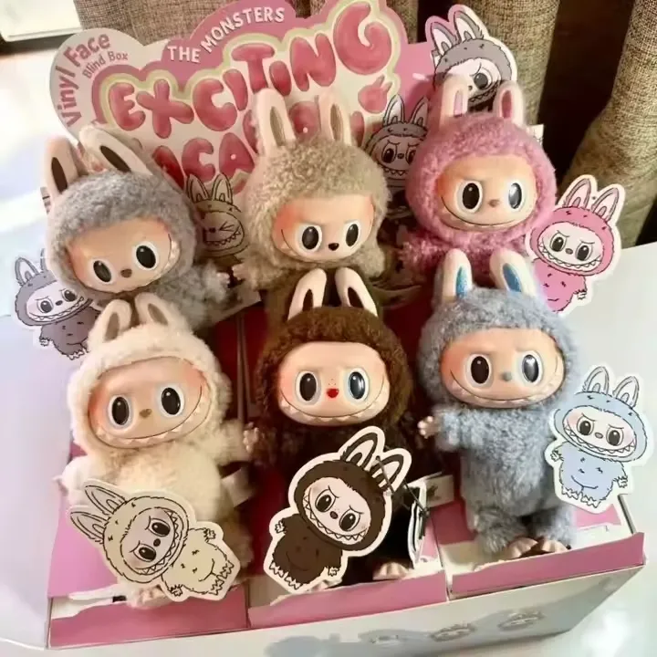 Dulce muñeco de peluche La Bubu Macaron, juguete coleccionable de caja sorpresa, regalo