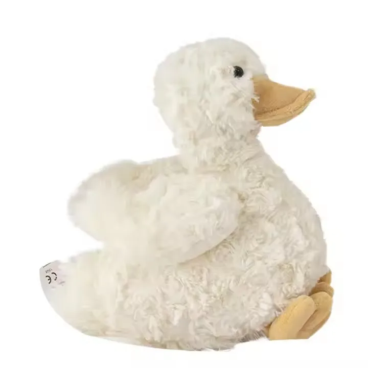 Juguete de peluche pato educativo Kawaii relleno