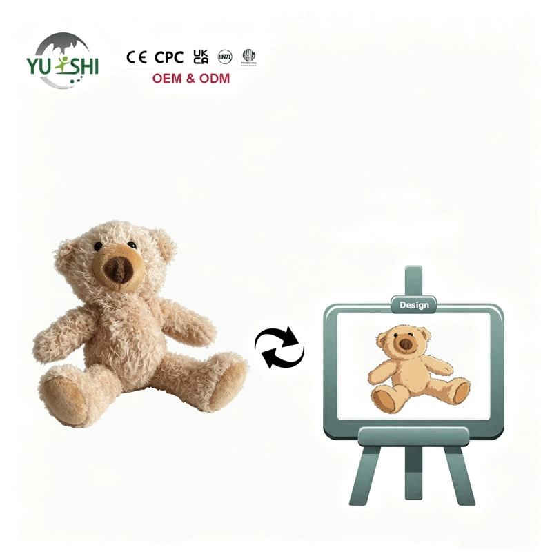 Fabricante de juguetes de felpa personalizados OEM ODM, peluches coleccionables, oso de peluche unisex personalizado, regalo para niños
