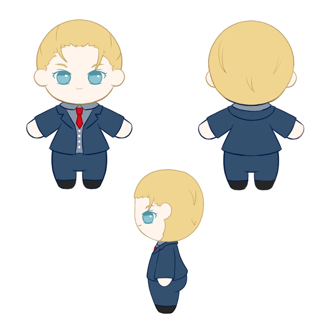 Juguete de peluche de personaje de juego lindo