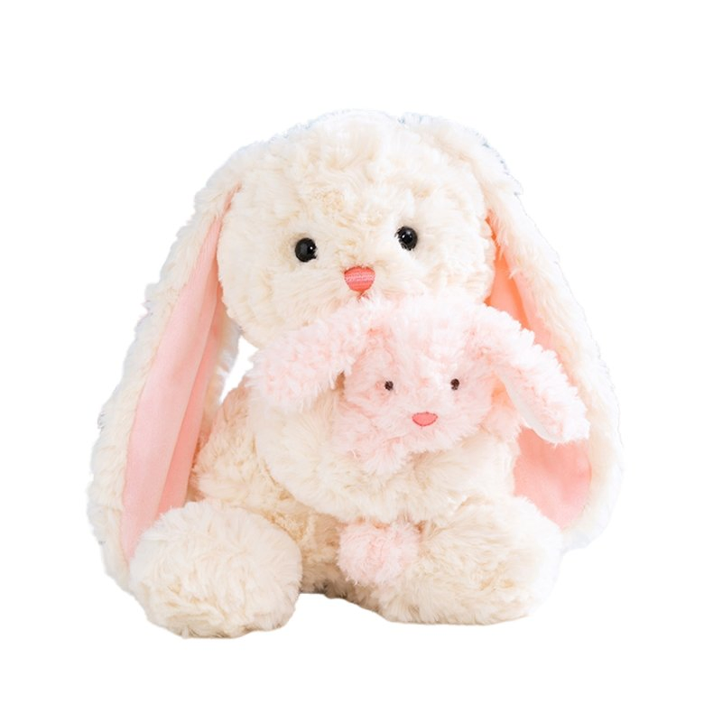 Conjunto de Juguetes de Peluche de Mamá y Bebé Oso de Peluche Suave Muñeca de Animal de Peluche Regalo Bonito Coleccionable para Niños