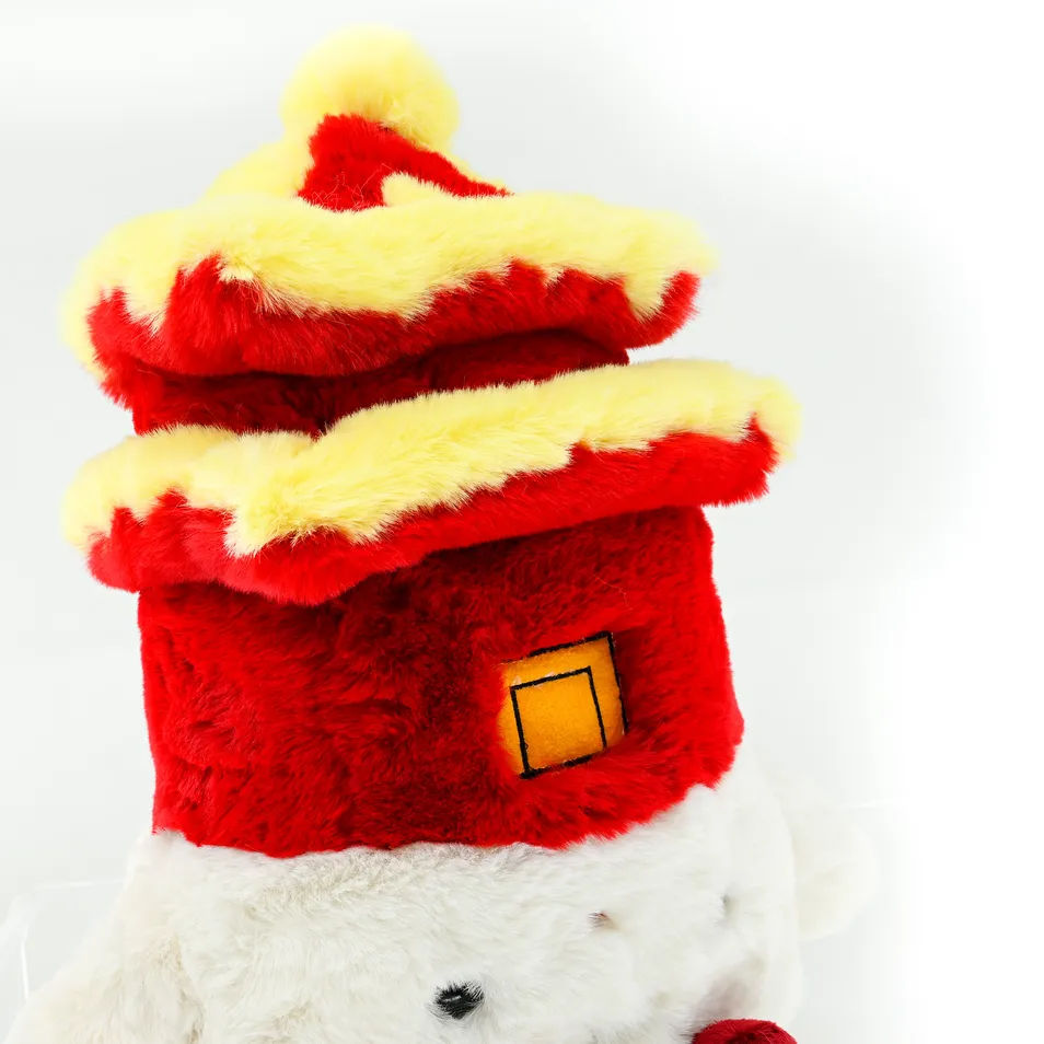 Fabricante de Juguetes de Peluche Personalizados Diseña Tu Propia Marca de Juguetes Blandos Juguete de Edificio de Peluche Almohada de Peluche