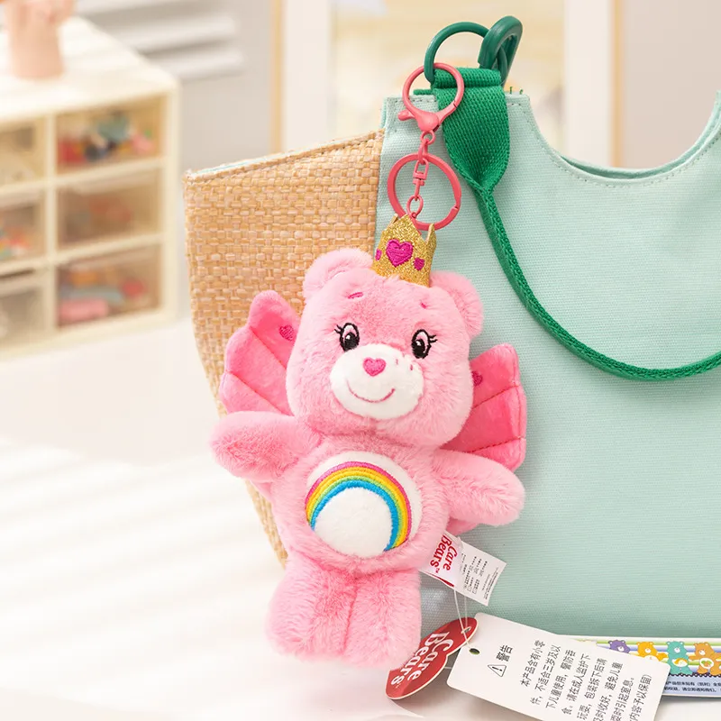 Llave de oso de peluche volador personalizado al por mayor, juguete, regalo para niños