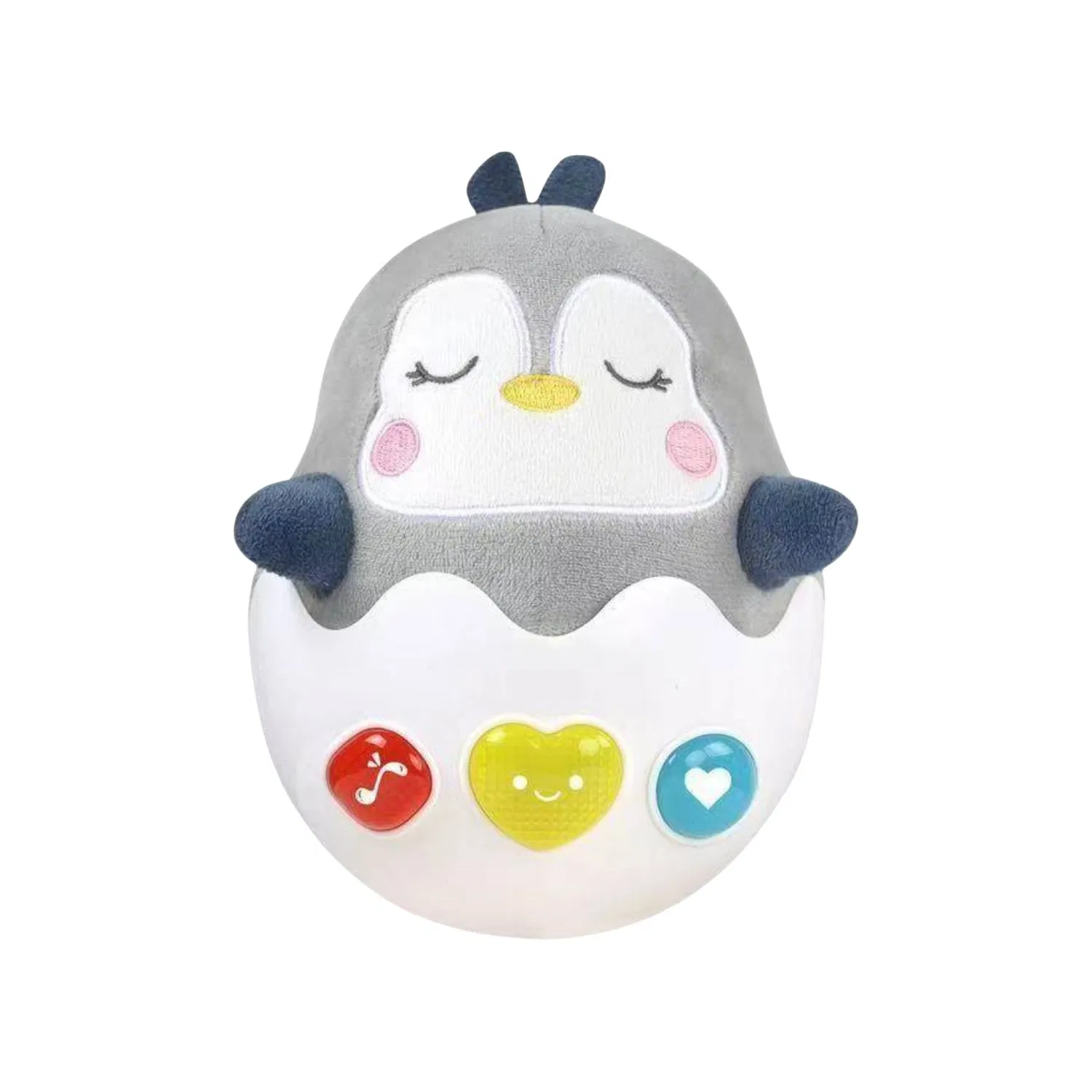 Juguete de peluche musical interactivo para niños al por mayor con luz, juguete para bebés