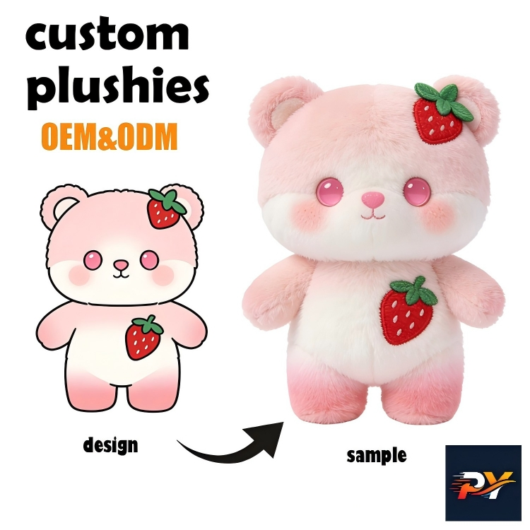 Muñeco de peluche personalizado Crea tu propia marca de peluche cohete regalo de aerolíneas juguete de peluche personalizado