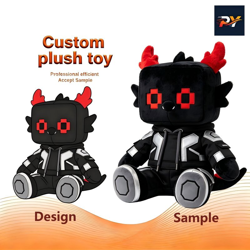 Fabricante de Juguetes de Peluche Personalizados, Mascota de Pixel, Coleccionables de Peluches, Llavero de Peluche