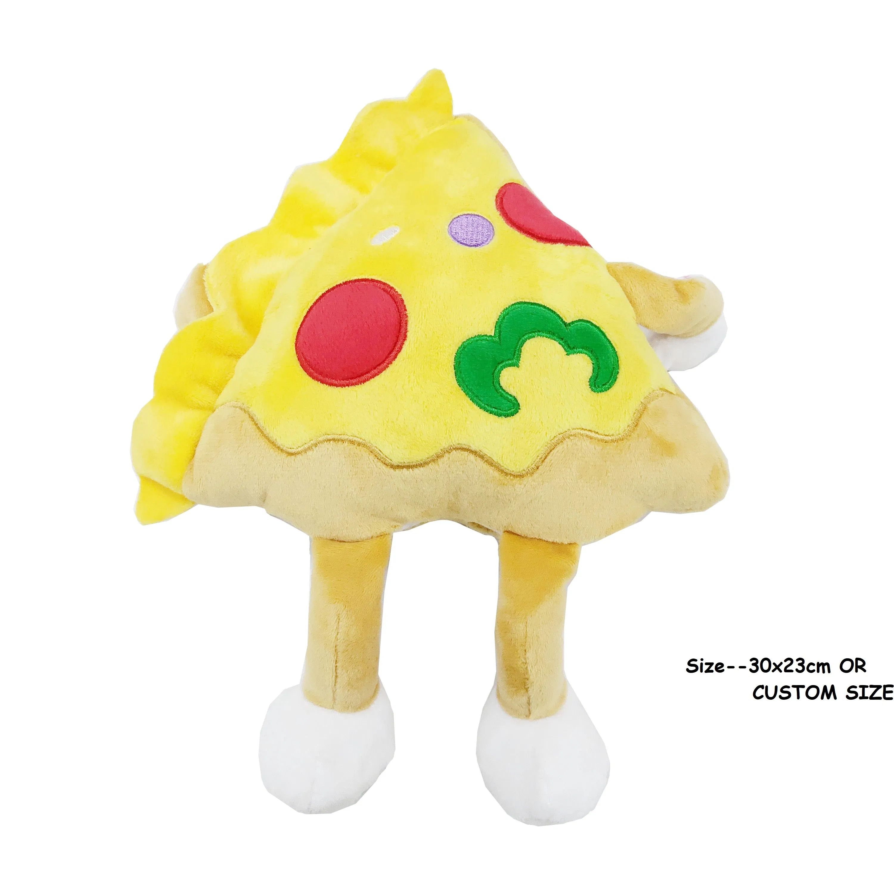Ventas Calientes Bonito Juguete de Peluche de Comida para Mascotas Pizza Masticar Oler Esconder Juguetes Educativos para Perros