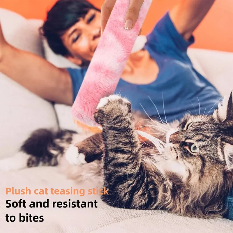 Juguete interactivo de peluche para gatos para diversión sin fin