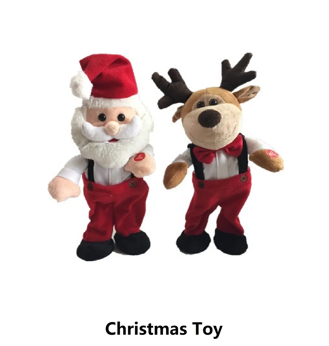 Juguetes de peluche navideños animatrónicos