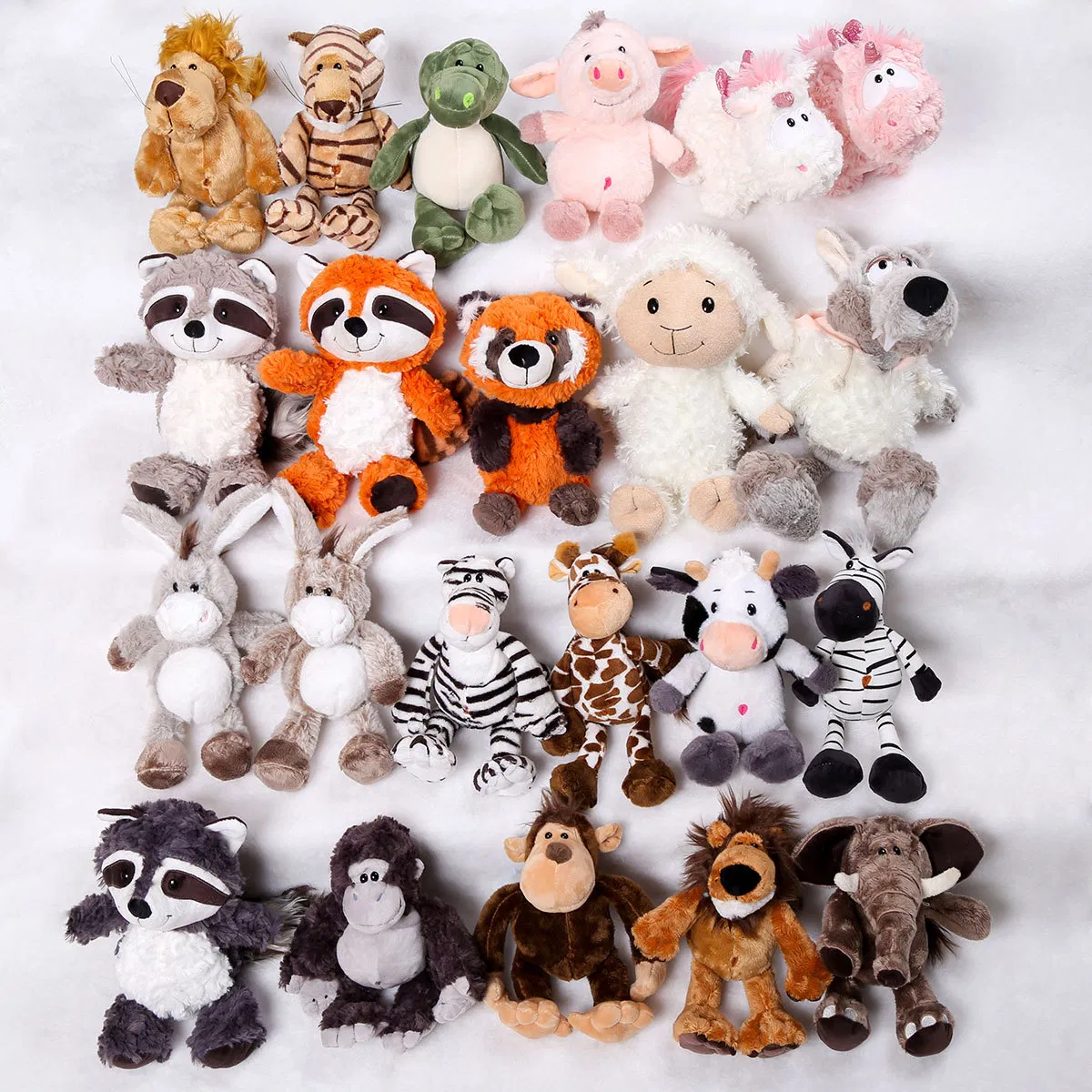Juguete de peluche suave y ecológico personalizado, relleno de algodón PP, técnica de lavado, juguete de peluche personalizado para niños