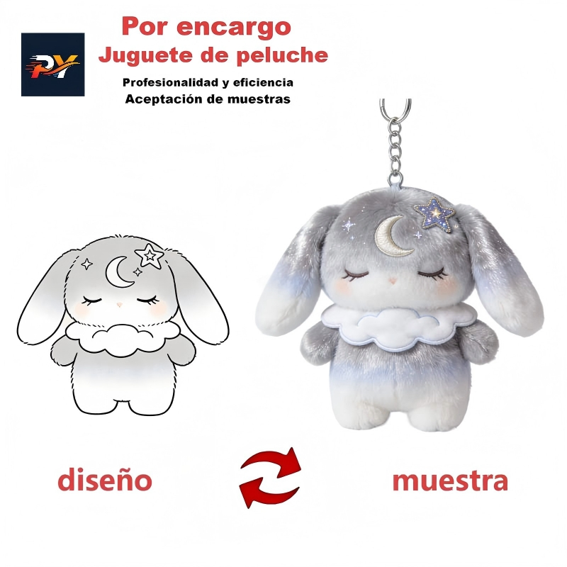 Llaveros de peluche personalizados, construye tu propia marca, mascota de equipo de peluche, juguetes de animales de peluche