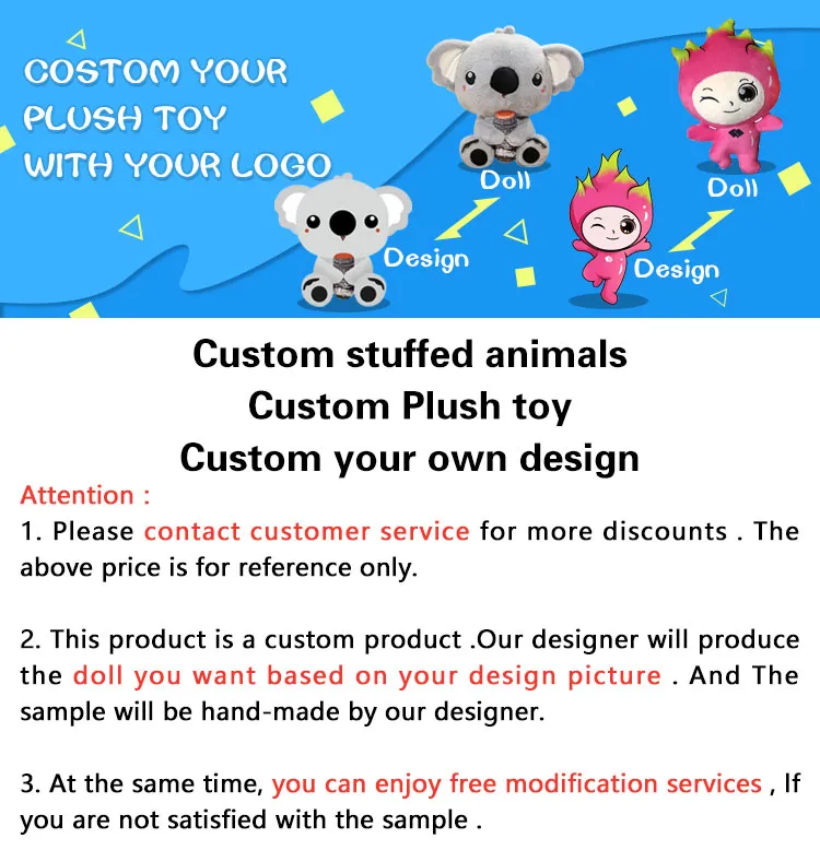 Nuevos diseños de juguetes de animales de peluche suaves personalizados, lindos animales de peluche