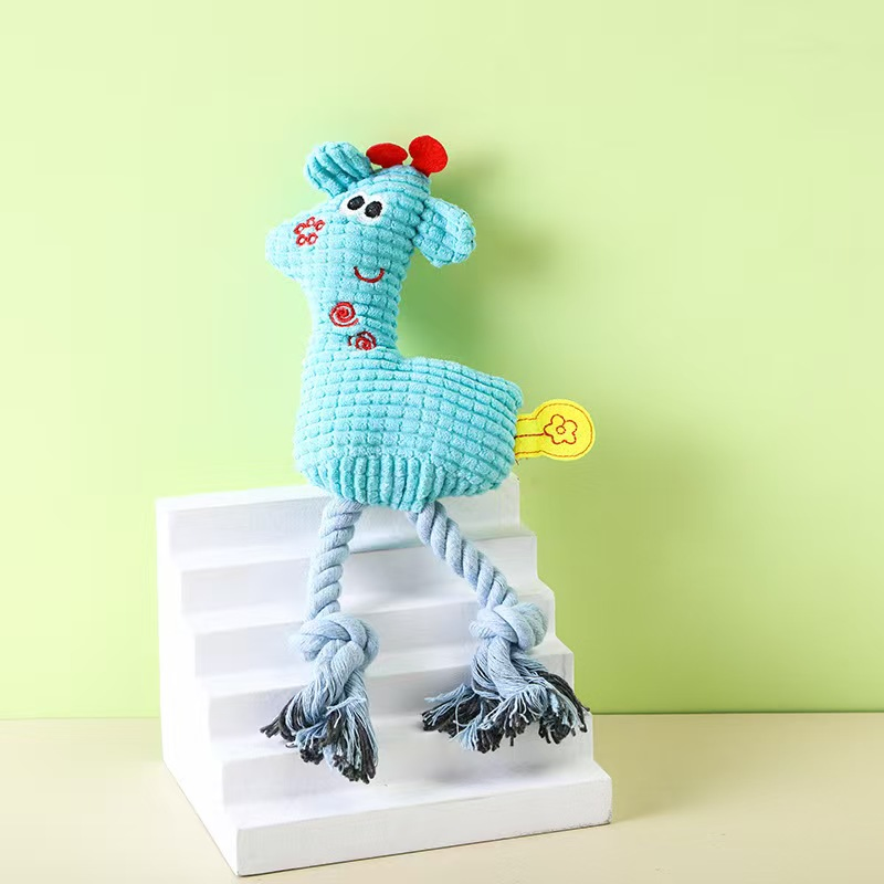 Juguete de peluche interactivo en forma de cocodrilo para perros de razas pequeñas