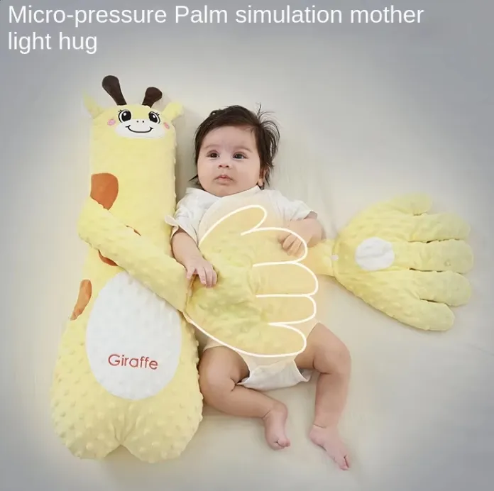 Pillow suave de felpa antiestrés para bebés