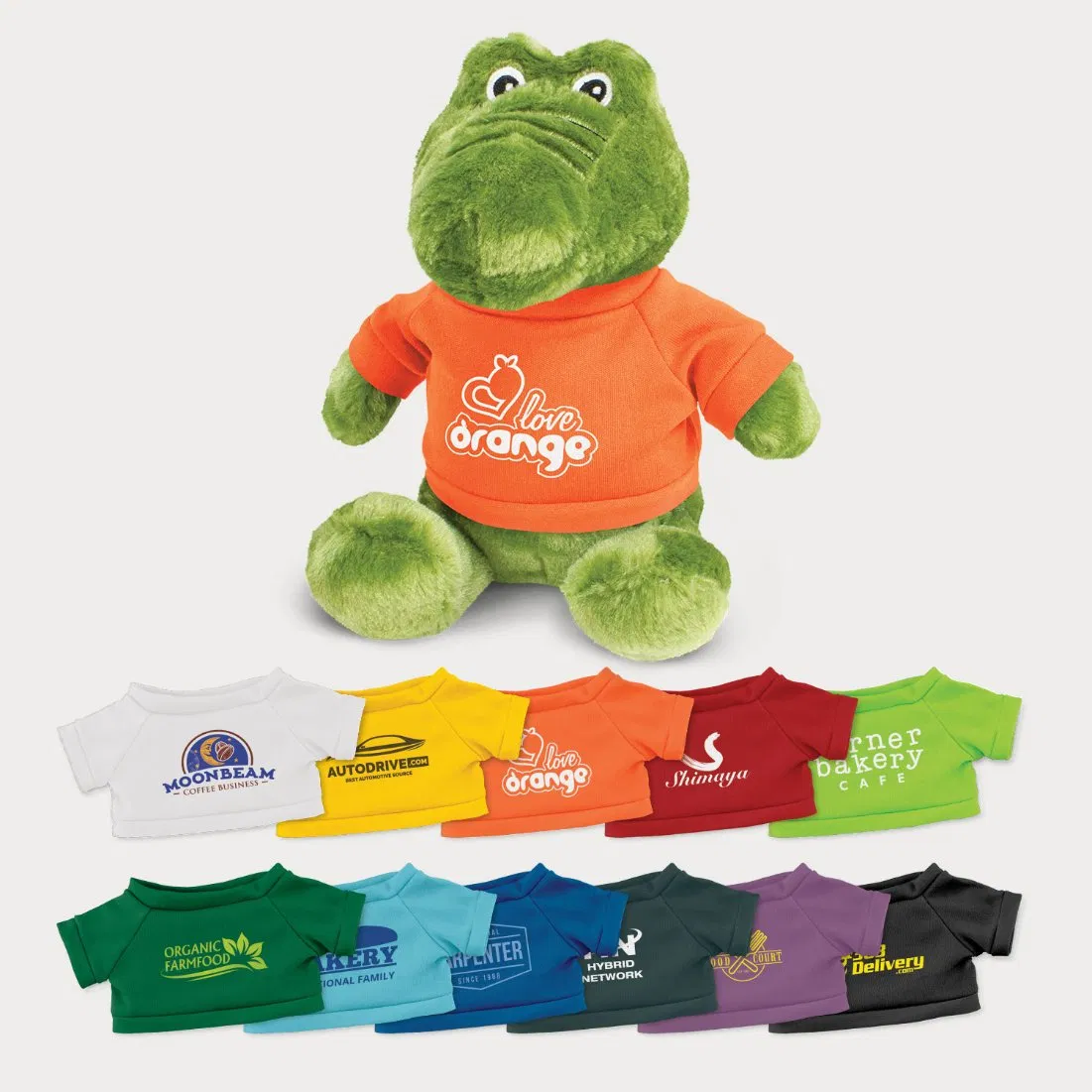 Fabricante OEM de precio mayorista, alta calidad, juguetes de peluche suaves y personalizados, adorables, sentados y de pie, regalos promocionales publicitarios de fábrica