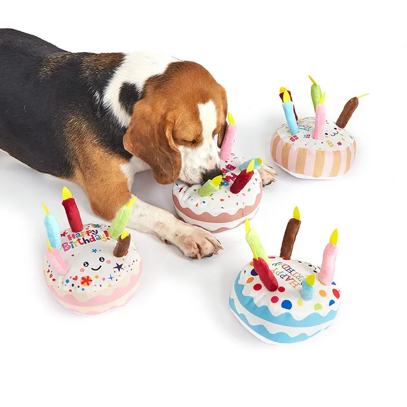 Diseño de donas animadas navideñas para mascotas