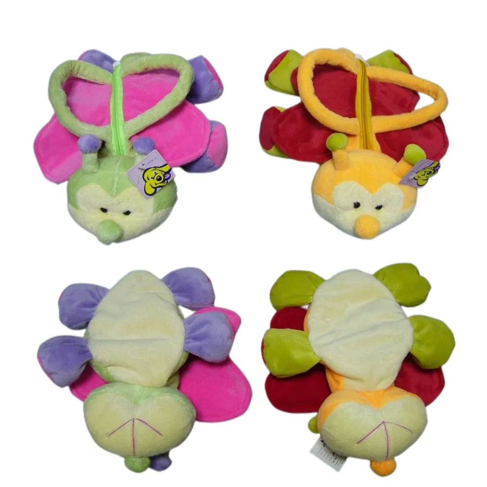 Bolsa de Juguetes de Peluche Personalizada 15cm Forma de Animal Elefante Divertido, Hipopótamo, Ratón para Niños Niñas Bebé Bolsa Pequeña de Animales Suaves Mini