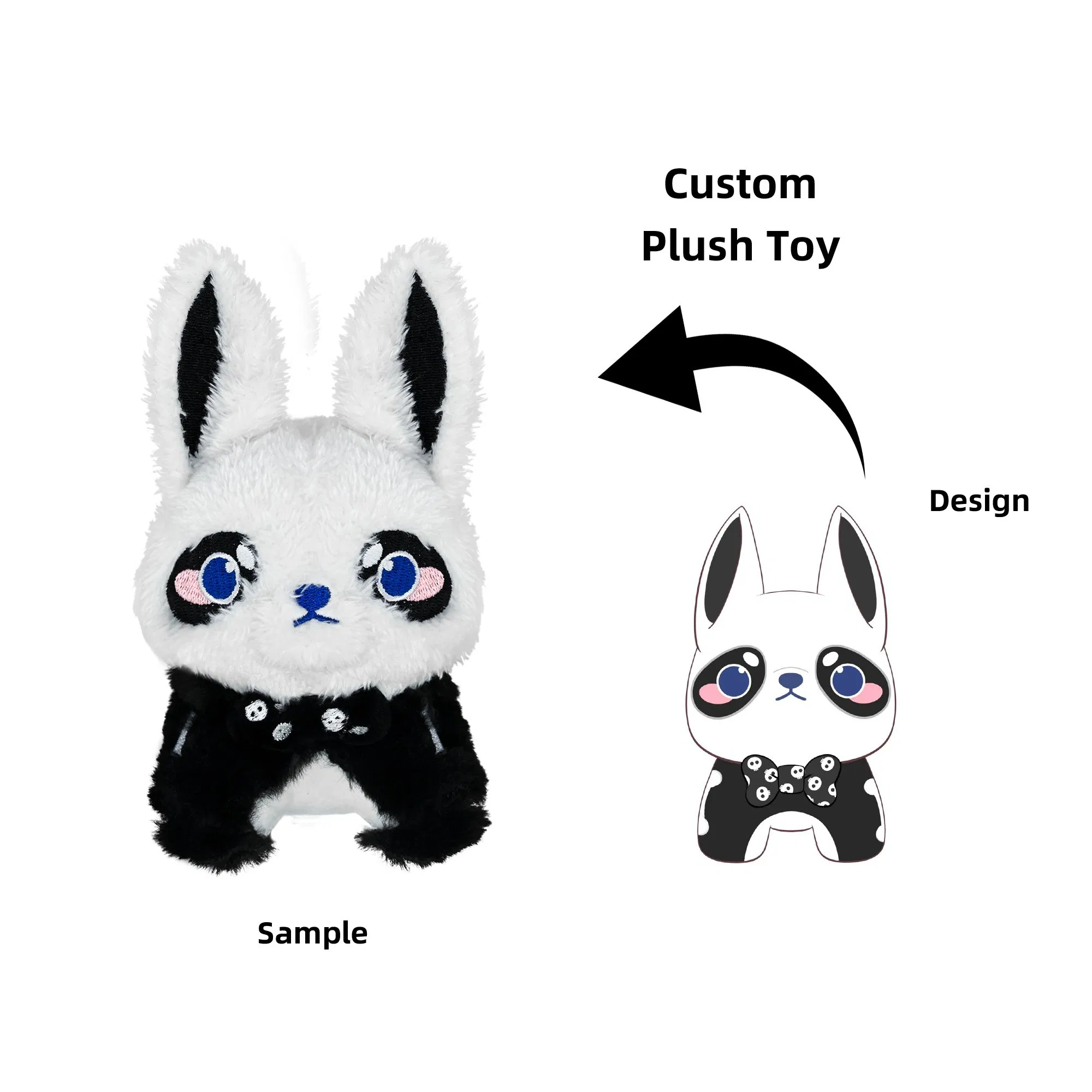 China Peluches Fabricados Suave Duradero Tamaño Pequeño Mini Juguete de Animal de Peluche de Tela Brillante Brilla en la Noche Juguete de Perro de Peluche Personaliza Tu Propia Marca de Juguete
