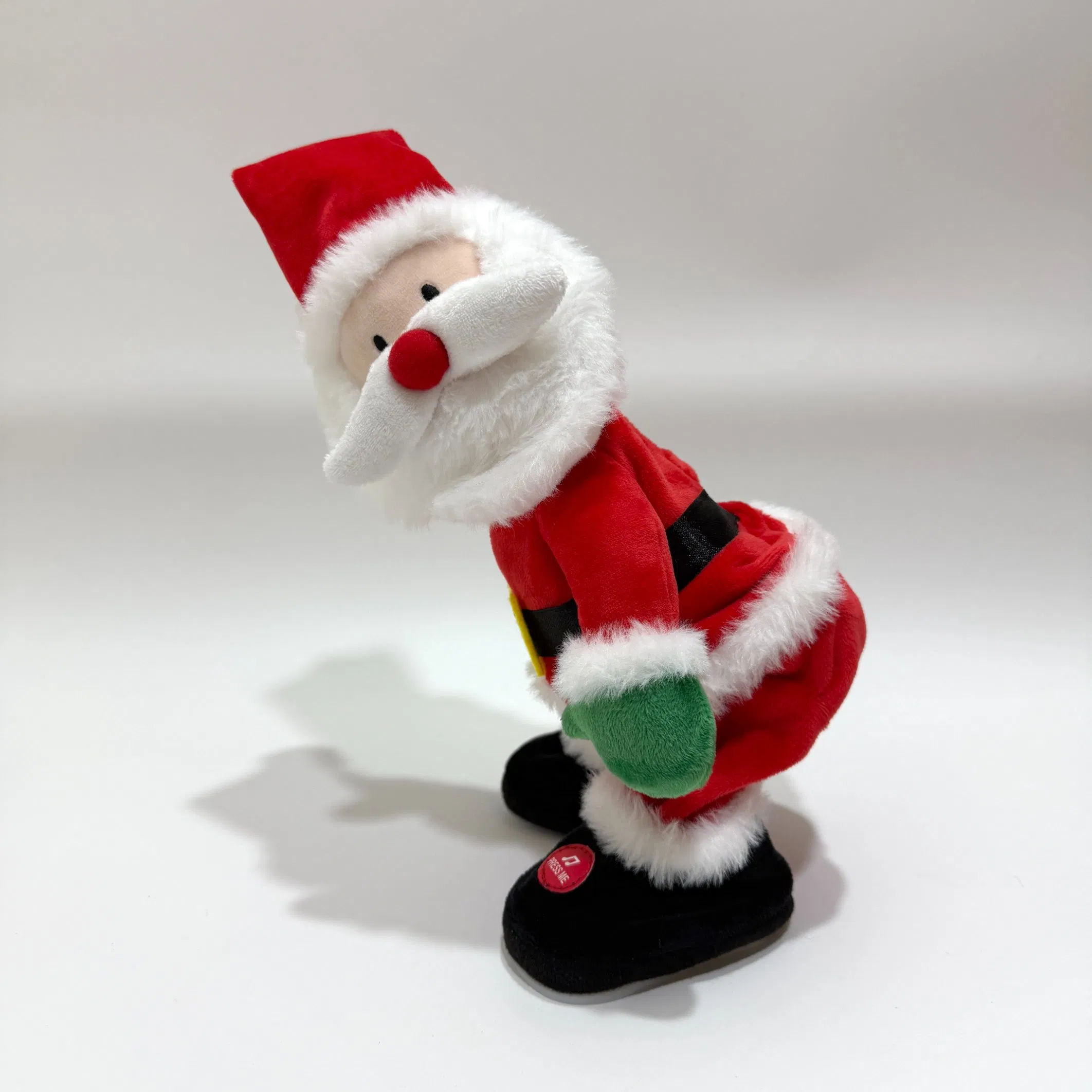 Juguete de peluche divertido que canta y baila para niños en Navidad