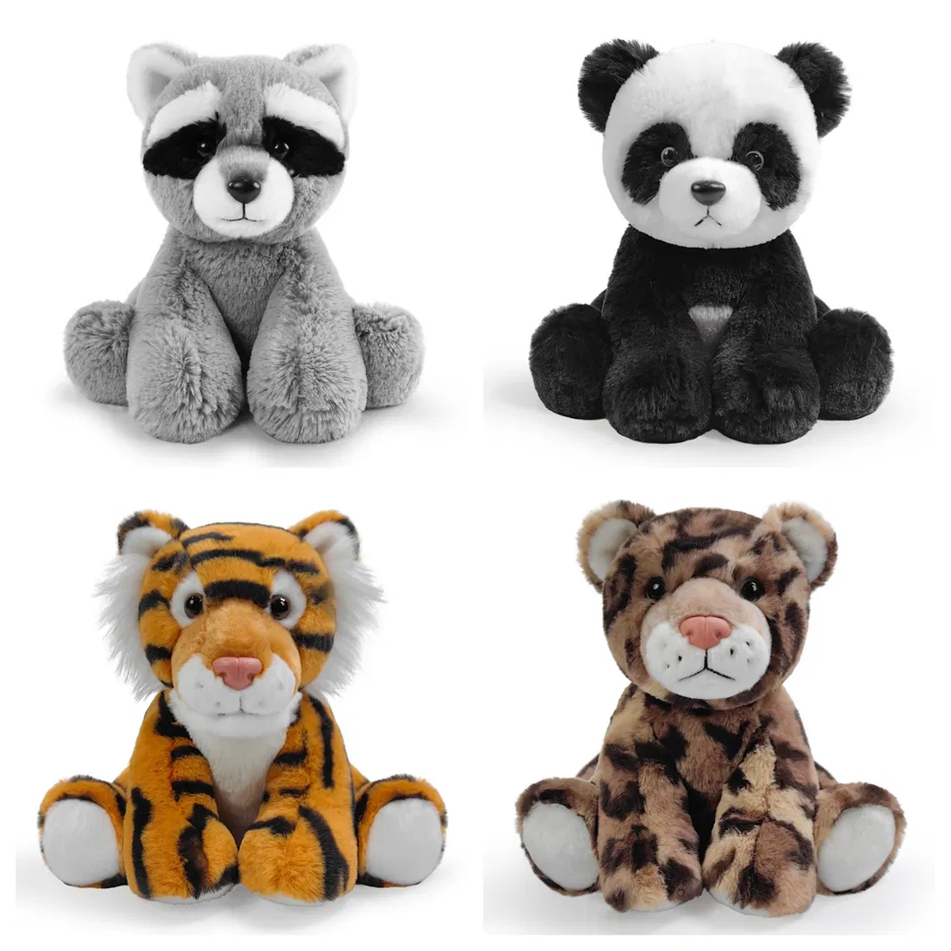 Estilo Animal Personalizado Al por Mayor Peluche Rabo Furry Triceratops Unicornio Caballo Muñeca para Niños