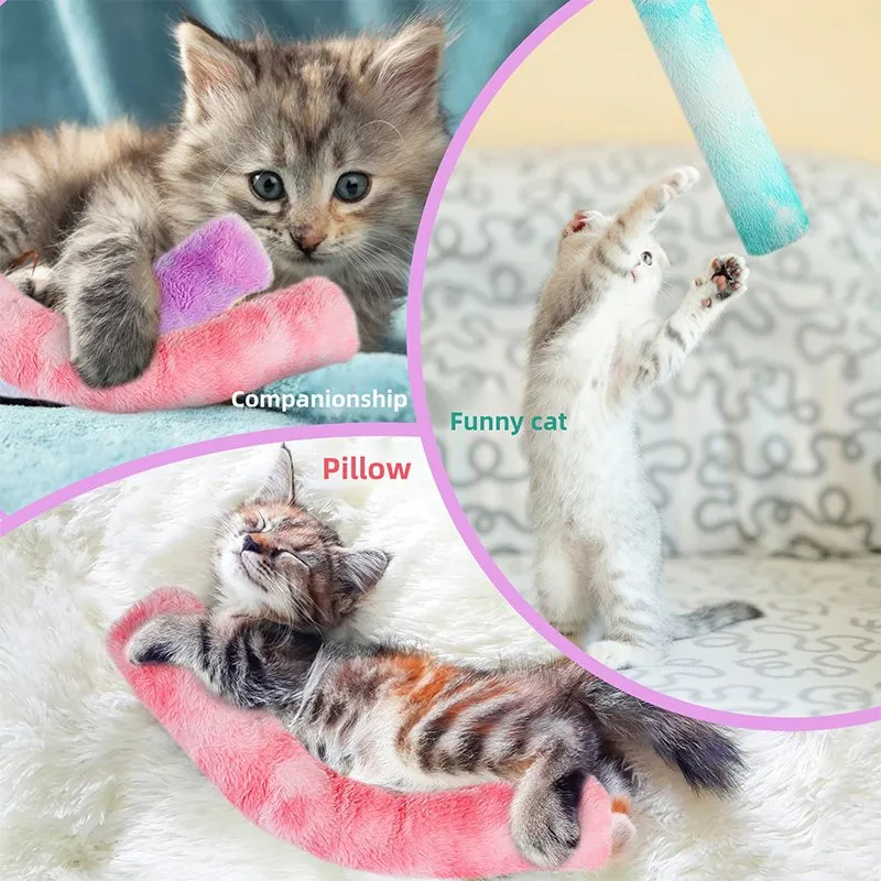 Juguete interactivo de peluche para gatos para diversión sin fin