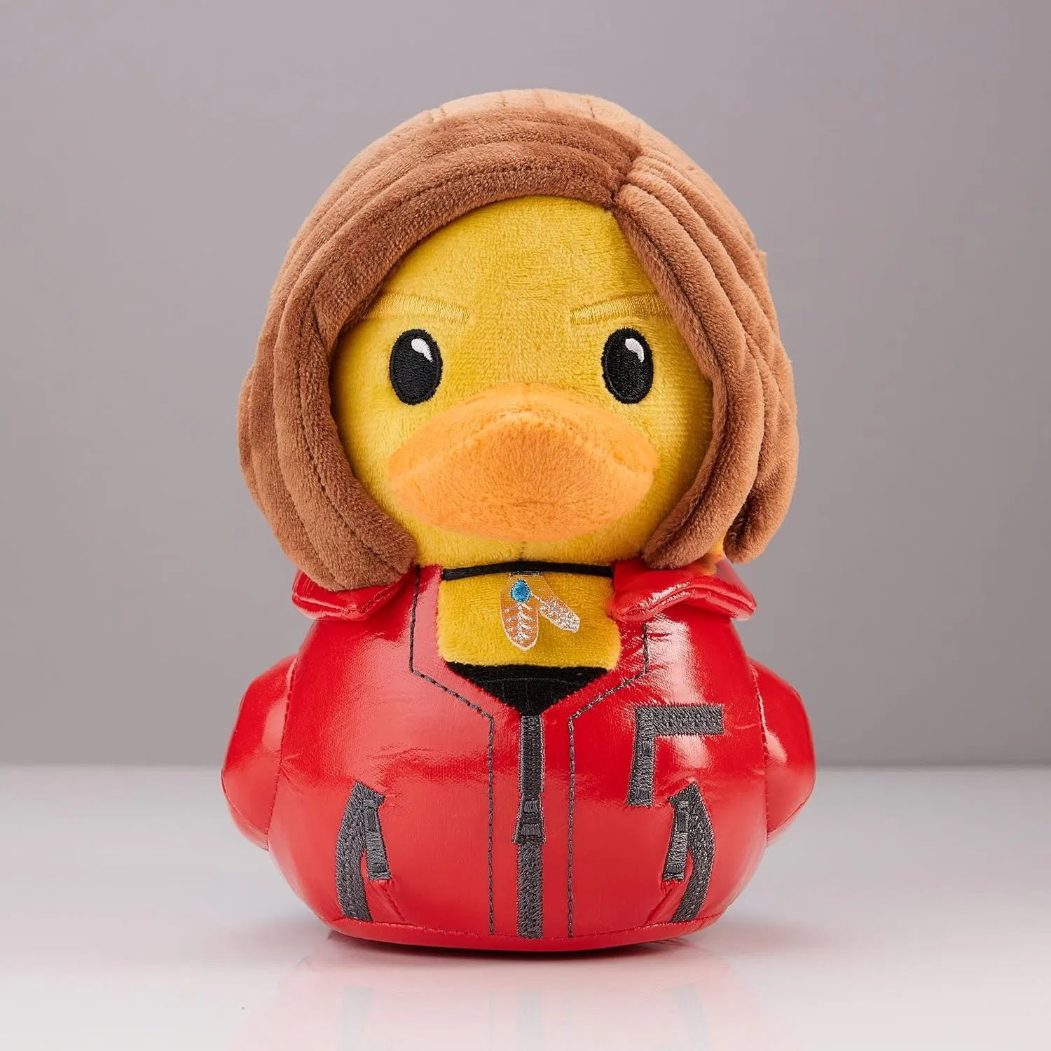 Figura de pato de peluche suave, juguete coleccionable