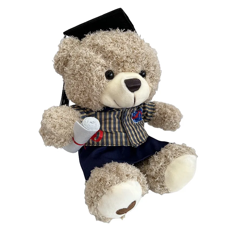 Muñeca de peluche de personaje de dibujos animados de venta caliente, muñeca de peluche personalizada