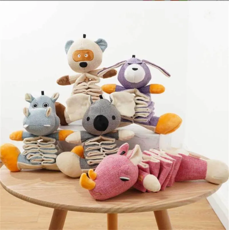 Venta Caliente de Amazon 3 en 1 Juguete de Peluche para Perros de Raza Grande, Lindos Juguetes Squeaky para Perros Masticadores, Juguetes para Masticar Perros para Cachorros, Pequeños, Medianos, Grandes Mascotas