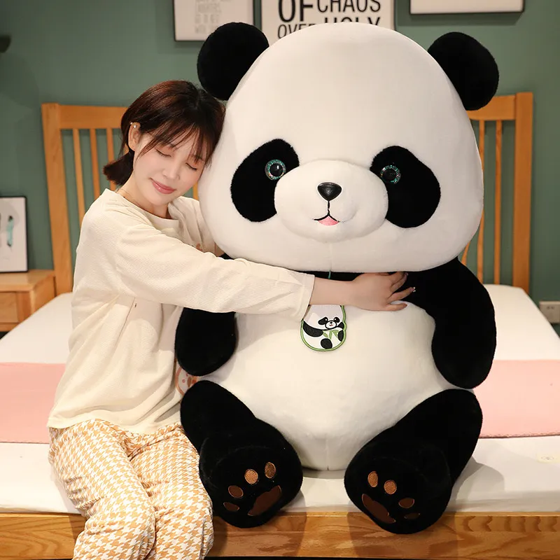 Adorable gran peluche gigante de panda mascota para niños