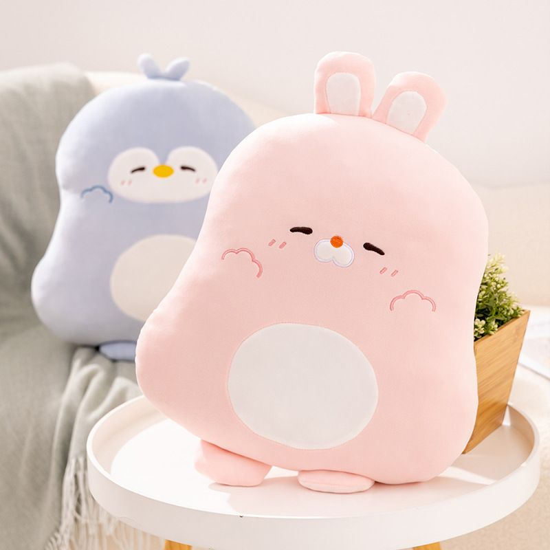 Precio al por mayor Peluche Personalizado Diseño a Medida Animales Suaves Muñeca Relleno Pingüino Conejo Rosa Dinosaurio Gato Oso Almohada Durmiendo Juguetes Fábrica