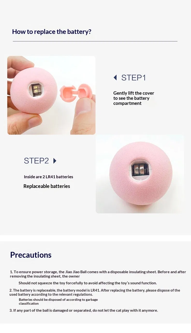 Juguete interactivo de peluche inteligente para gatos