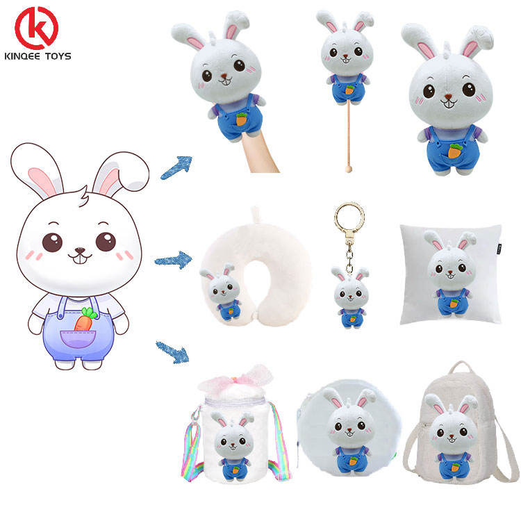 Muñeca de peluche suave personalizada de marca propia, juguete de peluche hecho a medida para niños, regalos de empresa, juguetes de animales personalizados de dibujos animados